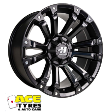 HUSSLA AMBUSH Black 18X9 5x127 +30