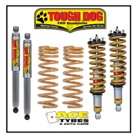 Tough Dog Suspension Kit 40m Adjustable Shocks Nissan Navara D23 NP300 35mm 3/24