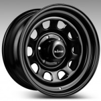 Sunraysia King D Shape 17x8 +20 6x114 Black 