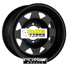 Sunraysia  16x8 -13 6x139 Black triangle